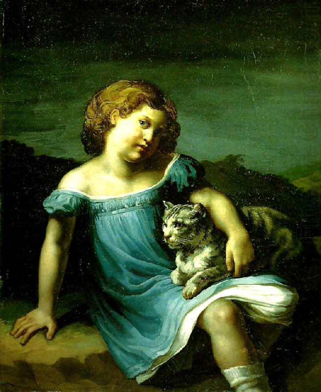 Theodore   Gericault louise vernet enfant oil painting picture